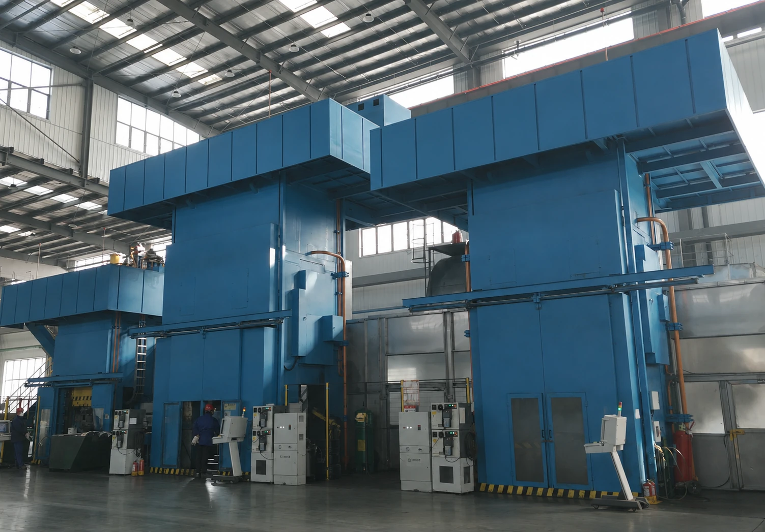 LSW factory 6000T, 12000T and 800T three-level forging equipment production line site