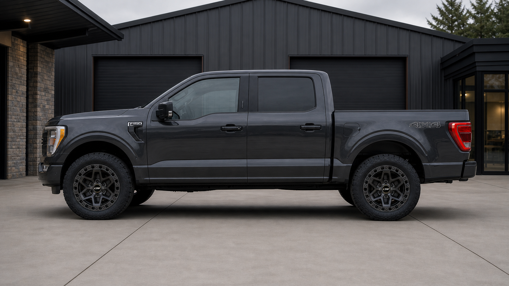 Ford F-150 loading angle display