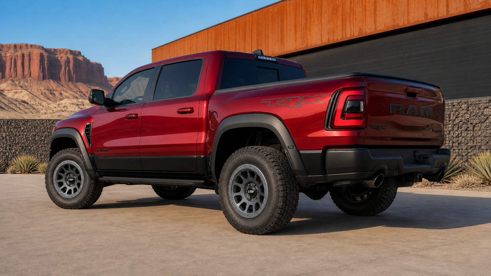 RAM 1500 TRX LSR005 wheel details