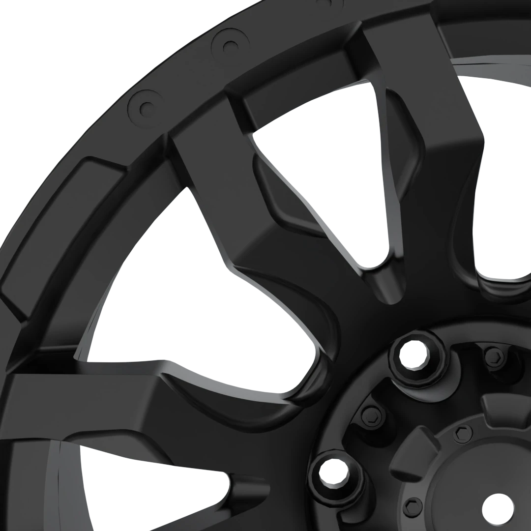 LSW LSR006 forged wheel structure and surface process details