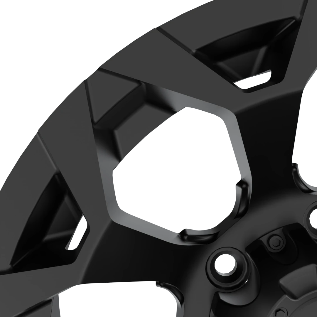 LSW LSR007 forged wheel structure and surface process details