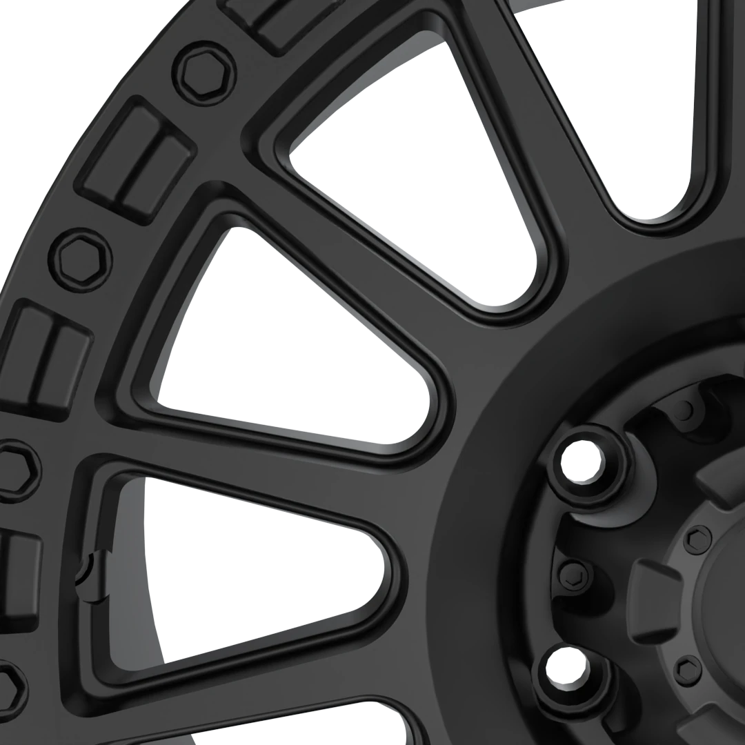 LSW LSR008 forged wheel structure and surface process details