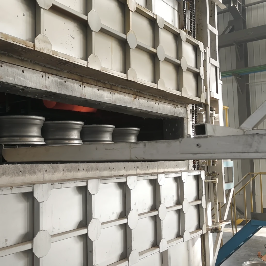 LSW forged wheel heat treatment process cover