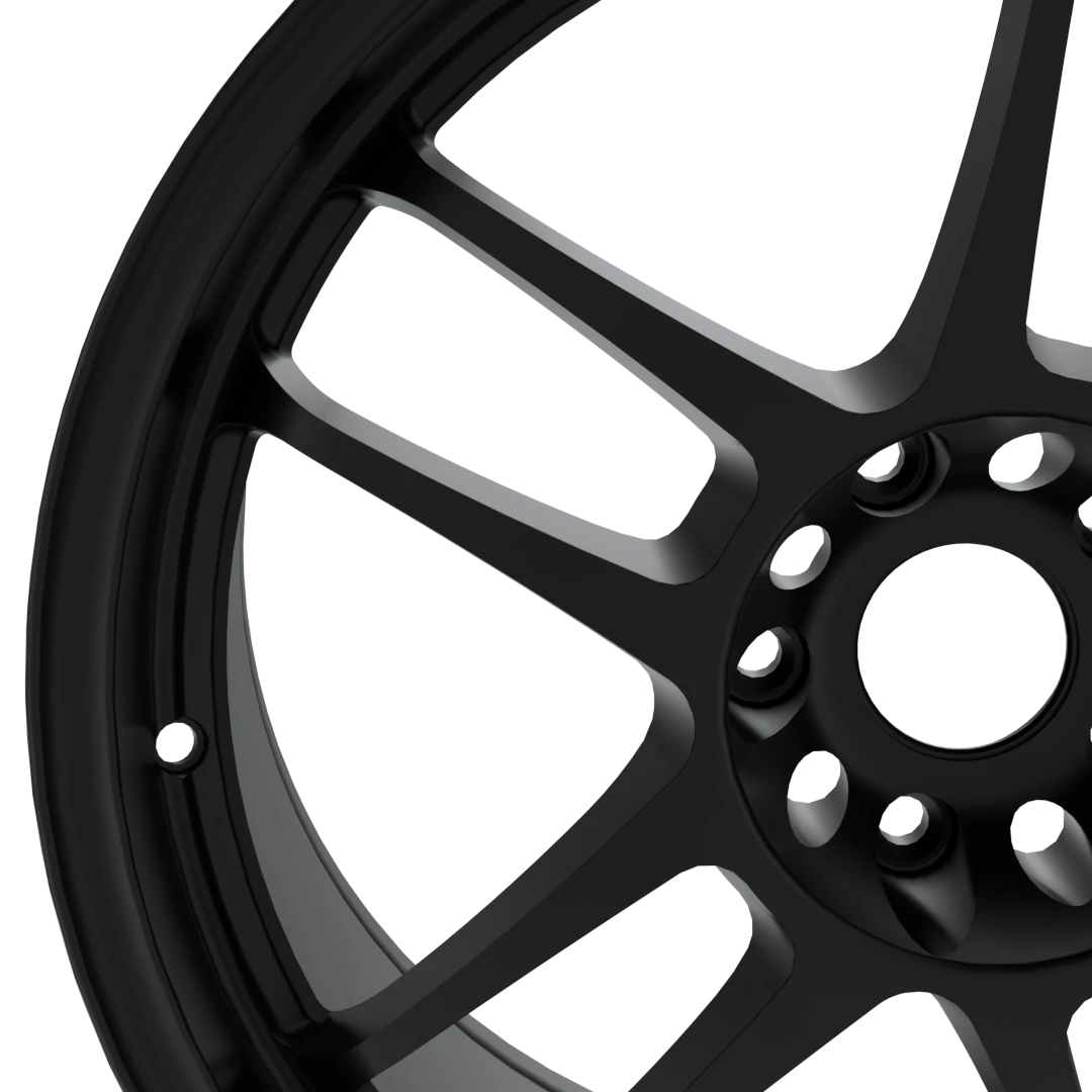 LSW LSLUX007 Forged wheel structure and surface process details