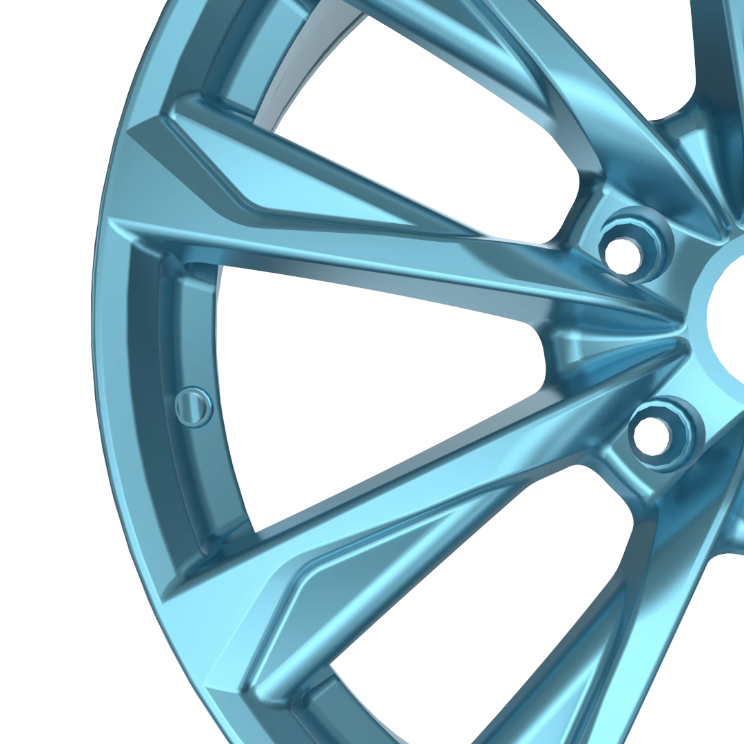 LSW LSQUI009 forged wheel structure and surface process details