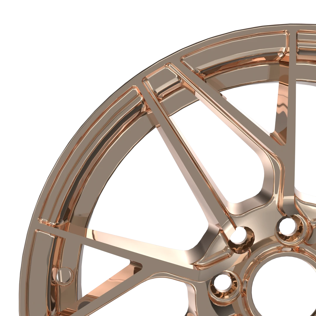 LSW LSRAM001 forged wheel structure and surface process details