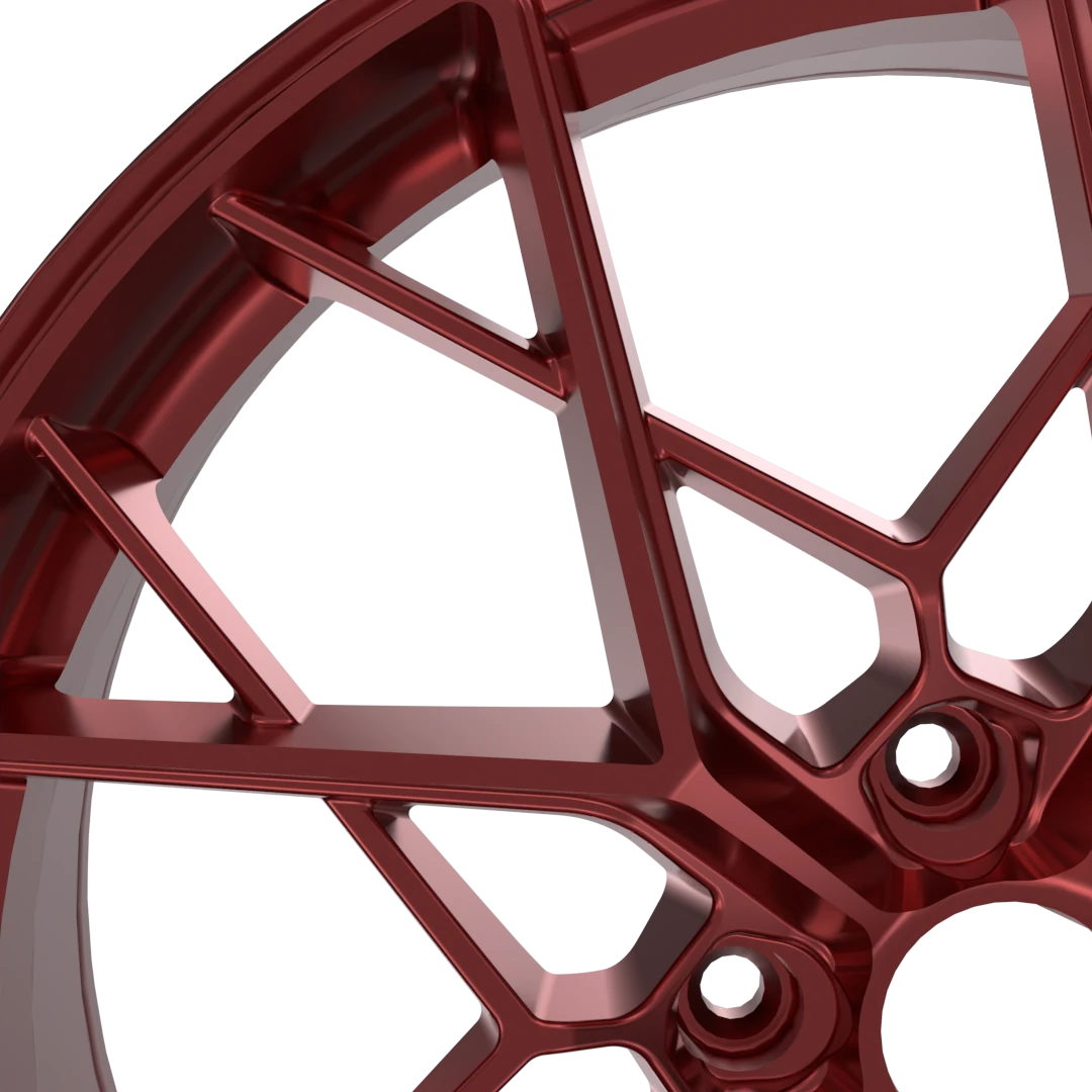 LSW LSRAM003 forged wheel structure and surface process details